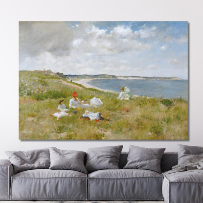 Ore Di Inattività William Merritt Chase wmc29 quadro stampato su tela
