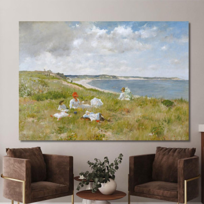 Ore Di Inattività William Merritt Chase wmc29 quadro stampato su tela