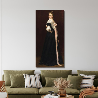 Lidia Campo Emmet William Merritt Chase wmc37 quadro stampato su tela