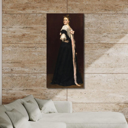 Lidia Campo Emmet William Merritt Chase wmc37 quadro stampato su tela