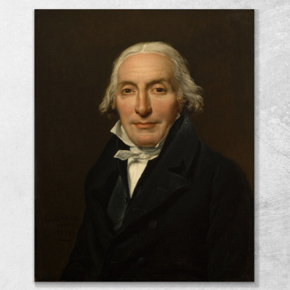Ritratto Di Jean Pierre Delahaye Jacques Louis David jld25 quadro stampato su tela