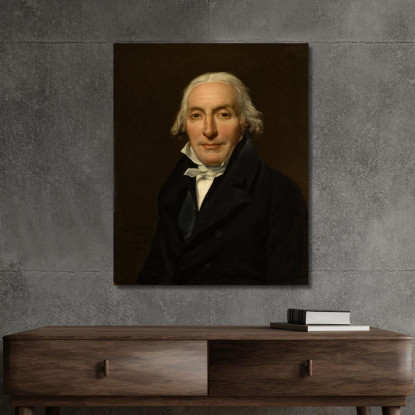 Ritratto Di Jean Pierre Delahaye Jacques Louis David jld25 quadro stampato su tela