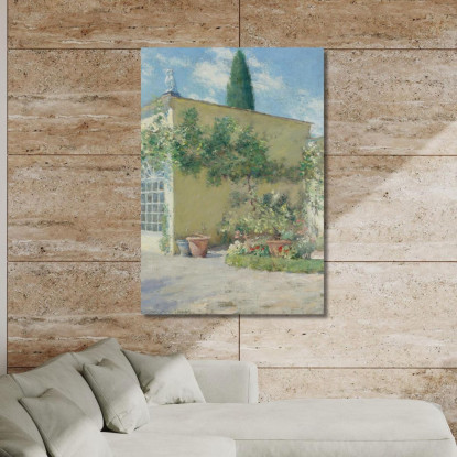 Orangerie Della Villa Chase A Firenze William Merritt Chase wmc49 quadro stampato su tela