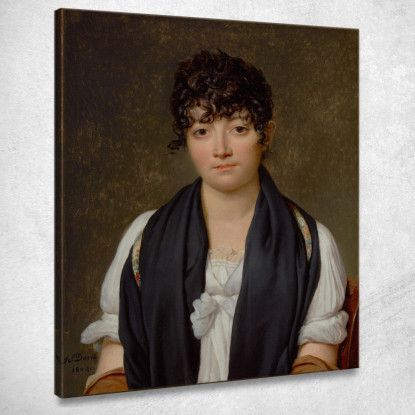Ritratto Di Suzanne Le Peletier De Saint Fargeau Jacques Louis David jld27 quadro stampato su tela