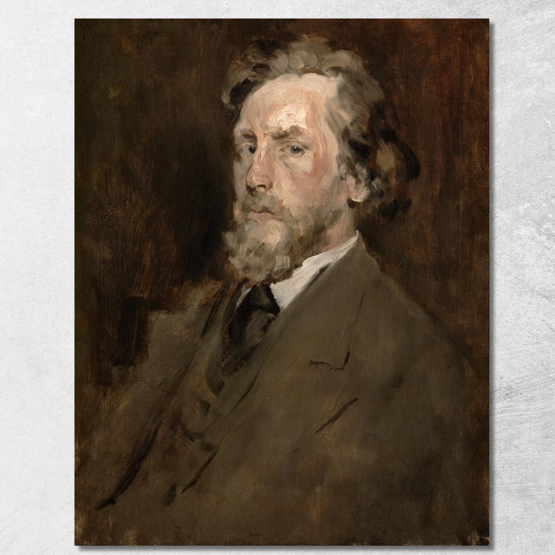 Ritratto Di Un Uomo William Merritt Chase wmc56 quadro stampato su tela