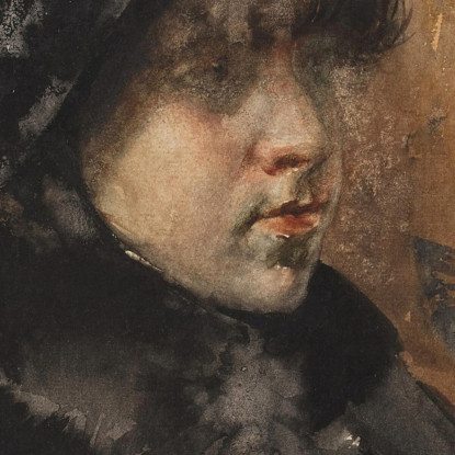 Ritratto Di Una Giovane Donna William Merritt Chase wmc57 quadro stampato su tela