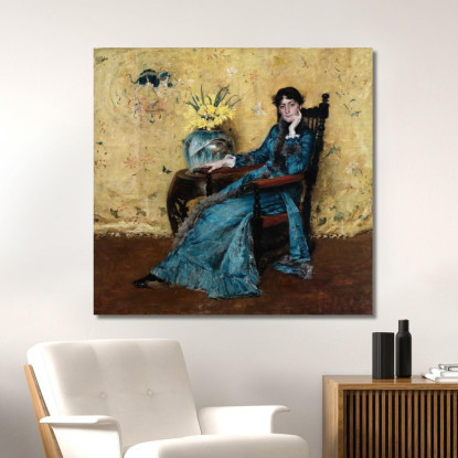 Ritratto Di Dora Wheeler William Merritt Chase wmc58 quadro stampato su tela