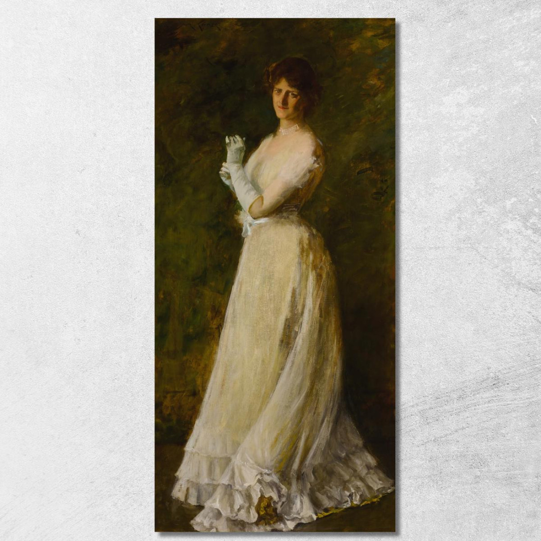 Ritratto Della Signorina B. William Merritt Chase wmc61 quadro stampato su tela