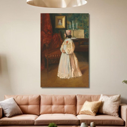 Ritratto Di Mia Figlia Alice William Merritt Chase wmc62 quadro stampato su tela