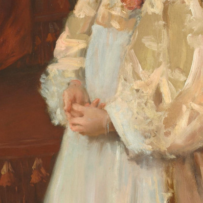 Ritratto Di Mia Figlia Alice William Merritt Chase wmc62 quadro stampato su tela