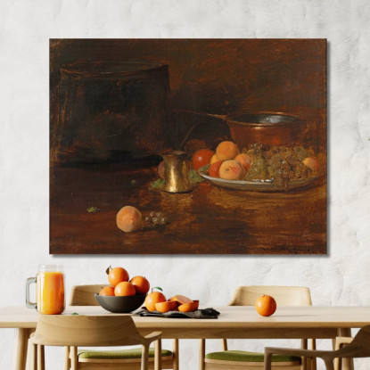 Natura Morta-Frutta William Merritt Chase wmc83 quadro stampato su tela