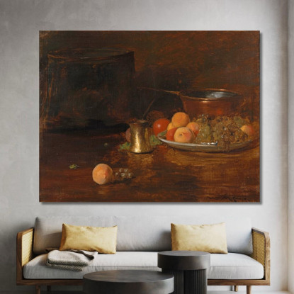 Natura Morta-Frutta William Merritt Chase wmc83 quadro stampato su tela