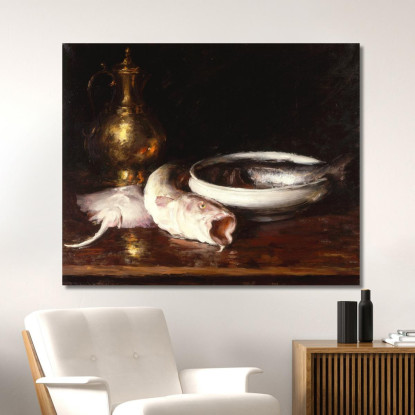 Natura Morta William Merritt Chase wmc84 quadro stampato su tela