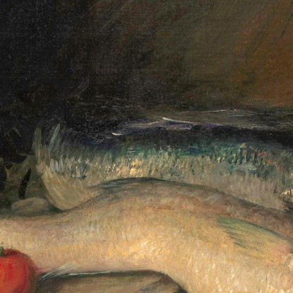 Natura Morta Di Pesci William Merritt Chase wmc85 quadro stampato su tela