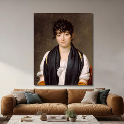 Suzanne Le Peletier De Saint Fargeau Jacques Louis David jld31 quadro stampato su tela