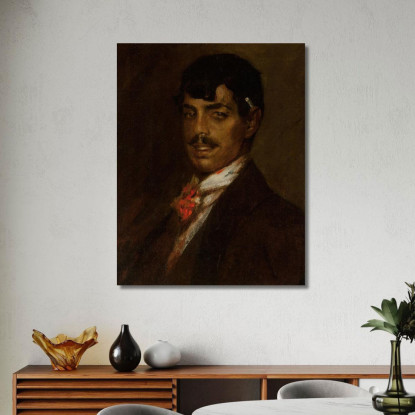 Il Tizio Spagnolo William Merritt Chase wmc101 quadro stampato su tela