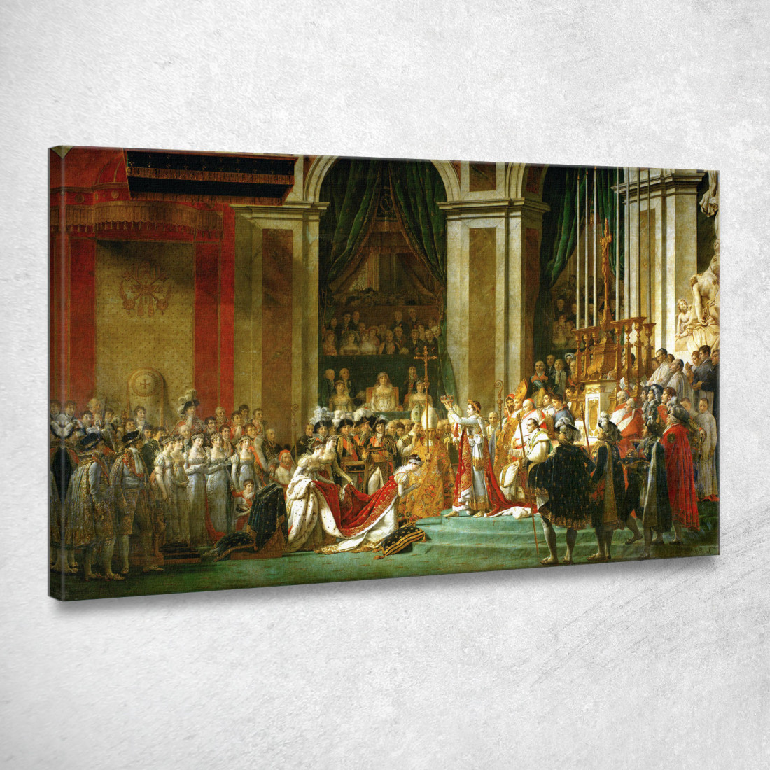 L'Incoronazione Dell'Imperatore E Dell'Imperatrice 2 Jacques Louis David jld34 quadro stampato su tela