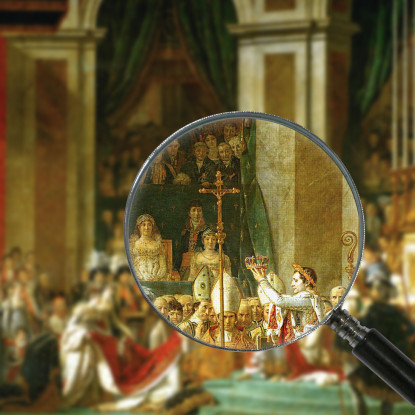 L'Incoronazione Dell'Imperatore E Dell'Imperatrice 2 Jacques Louis David jld34 quadro stampato su tela