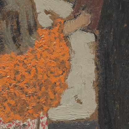 Bambino Che Indossa Una Sciarpa Rossa Édouard Vuillard evu17 quadro stampato su tela