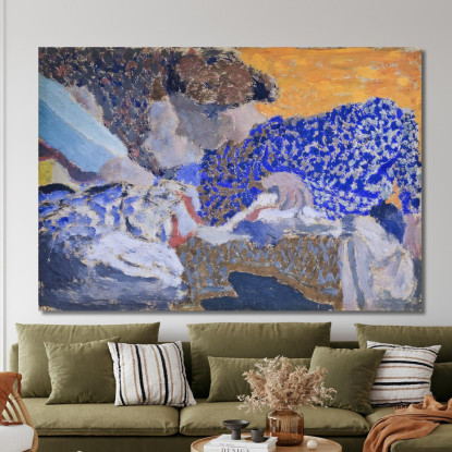 Due Sarte Nel Laboratorio Édouard Vuillard evu22 quadro stampato su tela