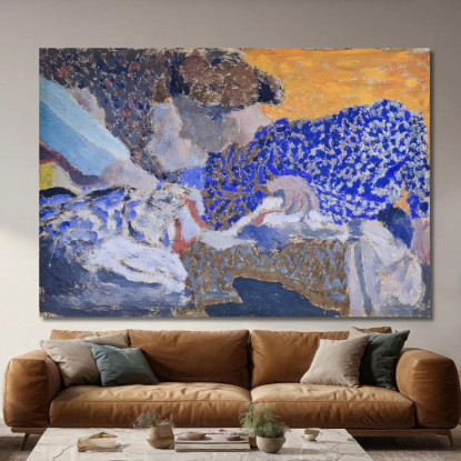 Due Sarte Nel Laboratorio Édouard Vuillard evu22 quadro stampato su tela