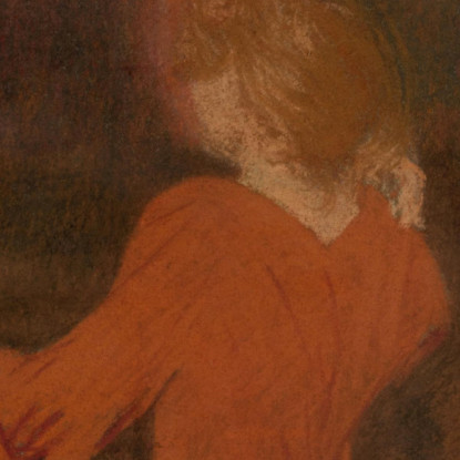 Donna In Rosso Édouard Vuillard evu27 quadro stampato su tela