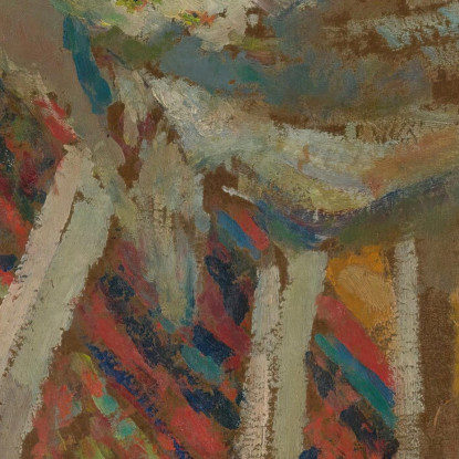 Fiori Su Uno Sgabello Édouard Vuillard evu29 quadro stampato su tela