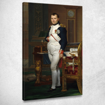 L'Imperatore Napoleone Nel Suo Studio Alle Tuileries Jacques Louis David jld39 quadro stampato su tela