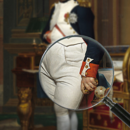 L'Imperatore Napoleone Nel Suo Studio Alle Tuileries Jacques Louis David jld39 quadro stampato su tela