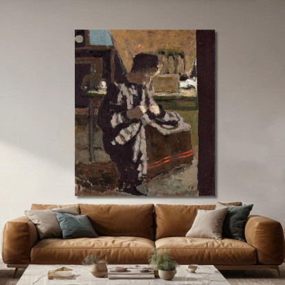 L'Alta Moda Édouard Vuillard evu49 quadro stampato su tela