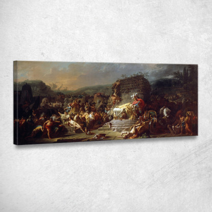 I Funerali Di Patroclo Jacques Louis David jld41 quadro stampato su tela