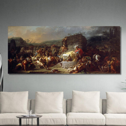 I Funerali Di Patroclo Jacques Louis David jld41 quadro stampato su tela