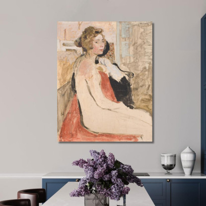 Il Modello Édouard Vuillard evu70 quadro stampato su tela