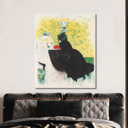 Le Due Cognate Édouard Vuillard evu81 quadro stampato su tela