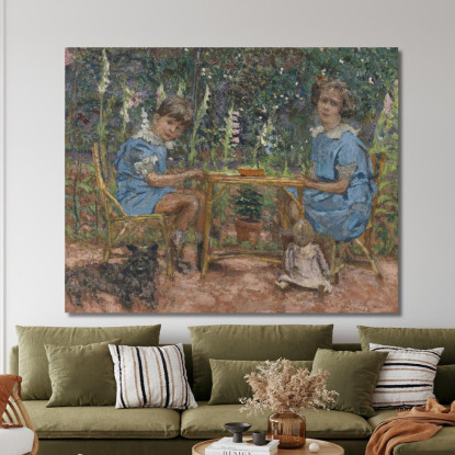 I Bambini Di Bassiano Édouard Vuillard evu83 quadro stampato su tela