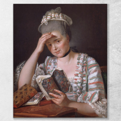 La Signora François Buron Jacques Louis David jld51 quadro stampato su tela