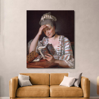 La Signora François Buron Jacques Louis David jld51 quadro stampato su tela