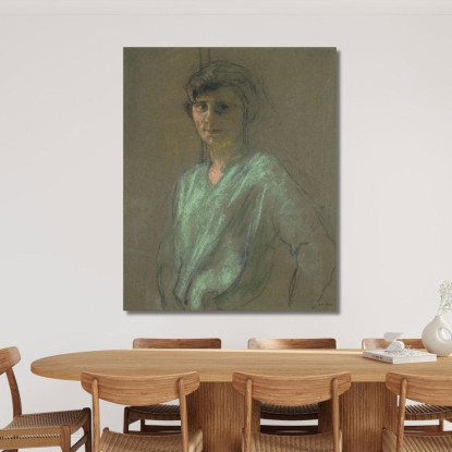 Ritratto Di Irène Montanet Édouard Vuillard evu143 quadro stampato su tela