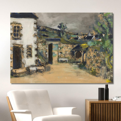 La Casa Colonica Édouard Vuillard evu160 quadro stampato su tela
