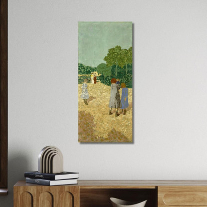 La Passeggiata Édouard Vuillard evu164 quadro stampato su tela