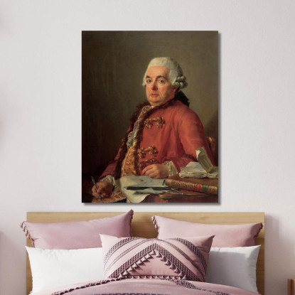 Ritratto Di Jacques François Desmaisons Jacques Louis David jld55 quadro stampato su tela