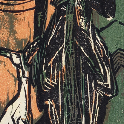 Catalogo Della Mostra Degli Abiti Della Signora Eucken 1916 Ernst Ludwig Kirchner elk13 quadro stampato su tela