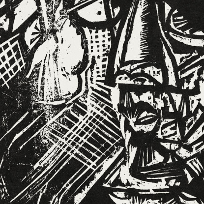 Compositore Klemperer 1916 Di The Ernst Ludwig Kirchner elk16 quadro stampato su tela