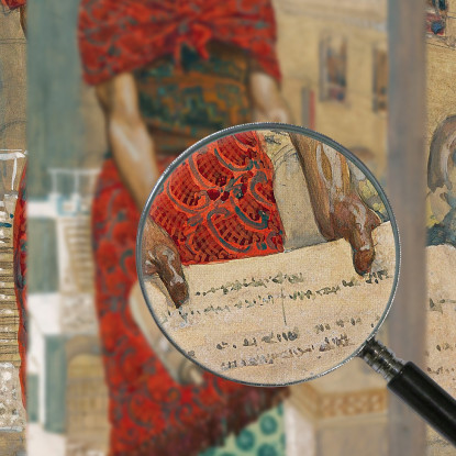 Baruch James Tissot jts9 quadro stampato su tela