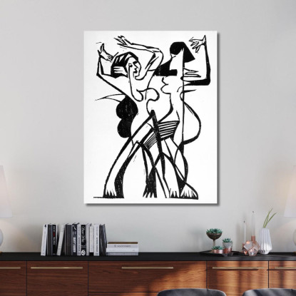 Balla Vicino Ernst Ludwig Kirchner elk19 quadro stampato su tela