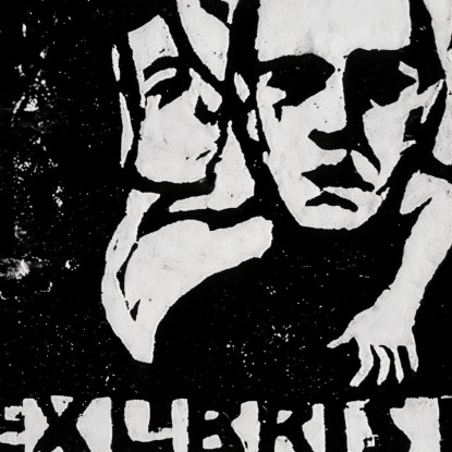 Ex Libris E Backhausen Iii Ernst Ludwig Kirchner elk45 quadro stampato su tela