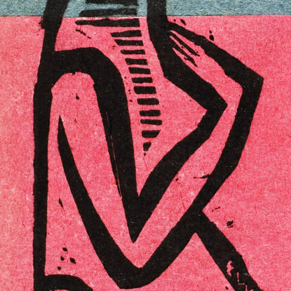 Mostra Del Gruppo Dell'Artista Bridge All'Artsalon Fritz Gurlitt 1912 Ernst Ludwig Kirchner elk48 quadro stampato su tela