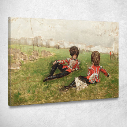 Coldstream Batte Il St James'S Park Di Londra James Tissot jts14 quadro stampato su tela