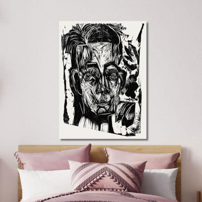 Responsabile Del Dottor Robert Binswanger Ernst Ludwig Kirchner elk63 quadro stampato su tela