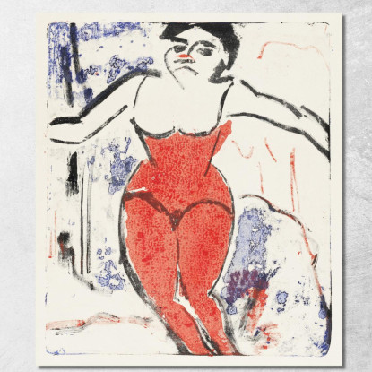 L'Esecutore Si Inchina 1909 Ernst Ludwig Kirchner elk92 quadro stampato su tela